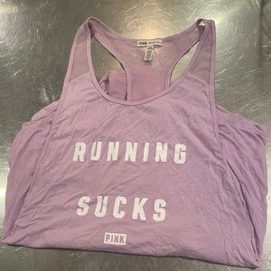 PINK running tank top
